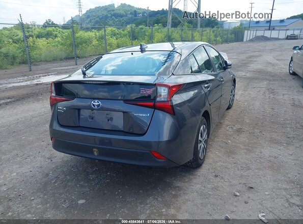 JTDL9MFU5N3040441 2022 TOYOTA PRIUS Gray უკანა მარჯვენა