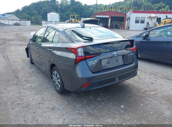 JTDL9MFU5N3040441 2022 TOYOTA PRIUS Gray უკანა მარცხენა