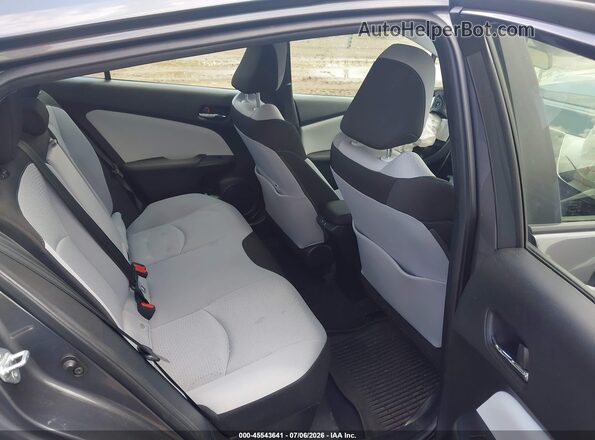 JTDL9MFU5N3040441 2022 TOYOTA PRIUS Gray VIN კოდის სტიკერის ხედი