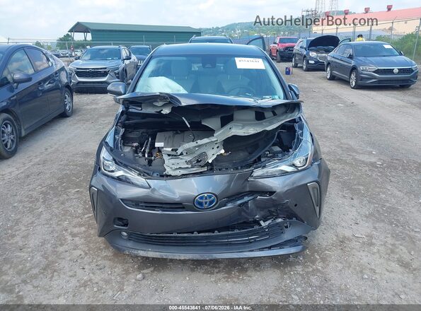 JTDL9MFU5N3040441 2022 TOYOTA PRIUS Gray ხელსაწყოთა პანელის ხედი