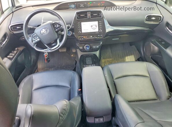 JTDL9MFU6M3023162 2021 TOYOTA PRIUS White Widok deski rozdzielczej
