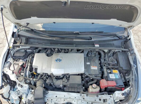 JTDL9MFU6M3023162 2021 TOYOTA PRIUS White Widok wnętrza z tyłu