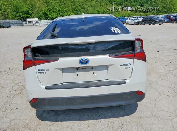 JTDL9MFU6M3023162 2021 TOYOTA PRIUS White Widok z tyłu