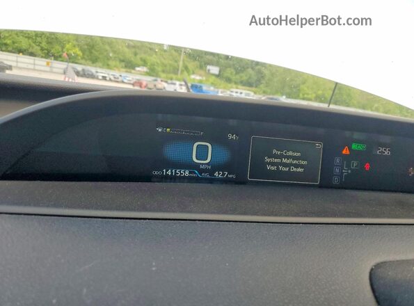 JTDL9MFU6M3023162 2021 TOYOTA PRIUS White Widok zestawu wskaźników