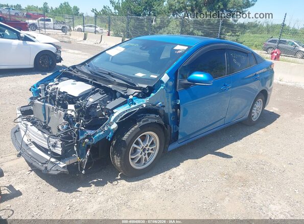 JTDL9MFU6N3035605 2022 TOYOTA PRIUS Blue Przód lewy