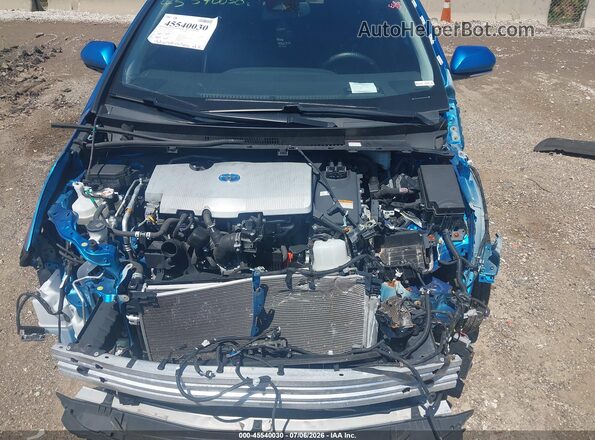 JTDL9MFU6N3035605 2022 TOYOTA PRIUS Blue Widok z tyłu