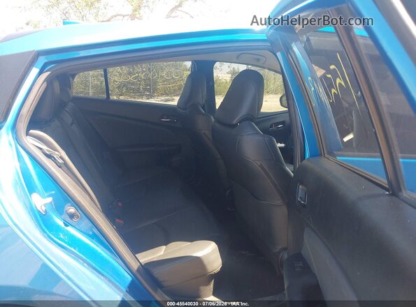 JTDL9MFU6N3035605 2022 TOYOTA PRIUS Blue Widok naklejki z numerem VIN