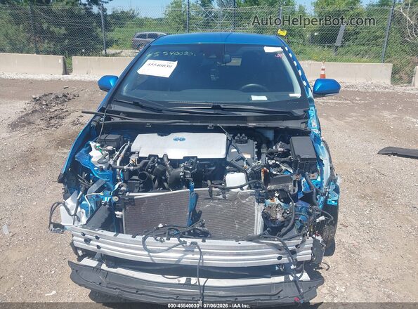 JTDL9MFU6N3035605 2022 TOYOTA PRIUS Blue Widok zestawu wskaźników
