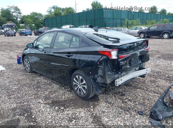 JTDL9MFU6N3038231 2022 TOYOTA PRIUS Black Задня ліва чверть