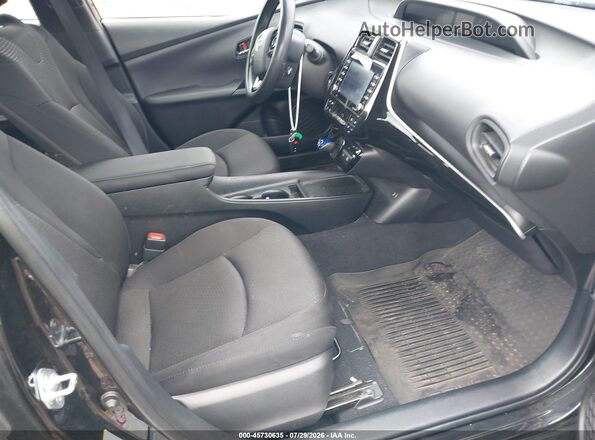 JTDL9MFU6N3038231 2022 TOYOTA PRIUS Black Вид салону спереду