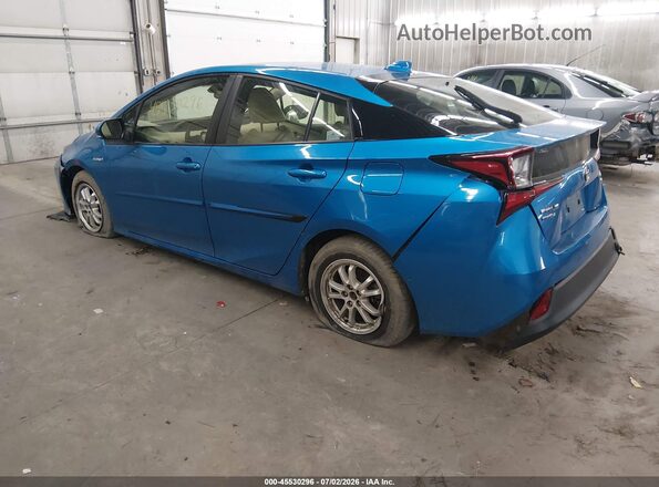 JTDL9MFU7N3031420 2022 TOYOTA PRIUS Blue უკანა მარცხენა