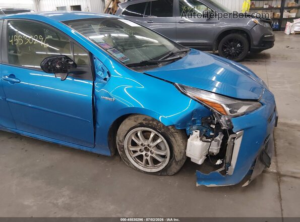 JTDL9MFU7N3031420 2022 TOYOTA PRIUS Blue წინა ხედი
