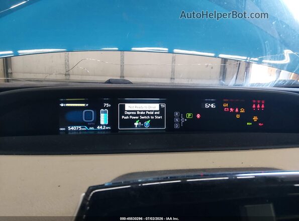 JTDL9MFU7N3031420 2022 TOYOTA PRIUS Blue უკანა სავარძლების ხედი