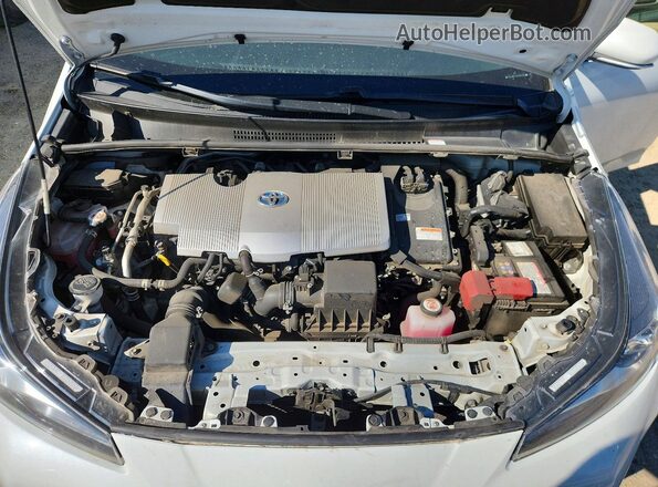 JTDL9MFU7N3038528 2022 TOYOTA PRIUS White Vista interior trasera