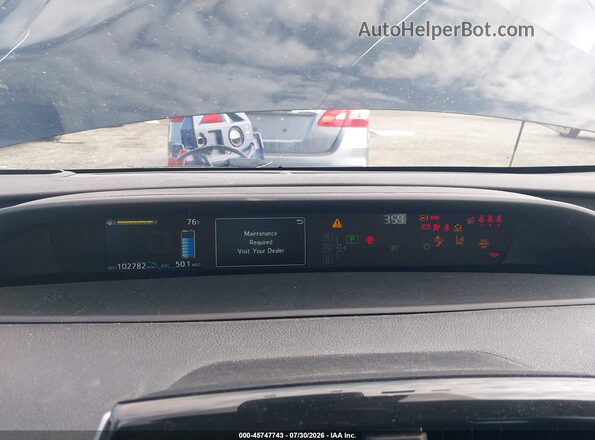JTDL9MFU8N3034617 2022 TOYOTA PRIUS Black უკანა სავარძლების ხედი