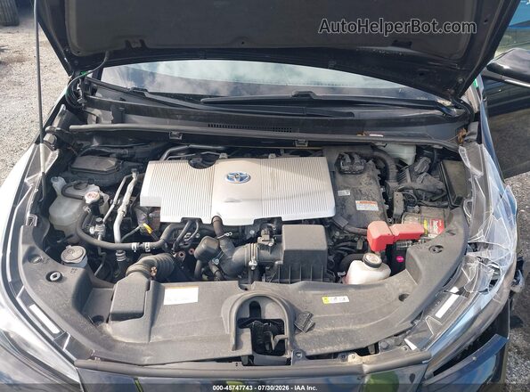 JTDL9MFU8N3034617 2022 TOYOTA PRIUS Black უკანა ხედი