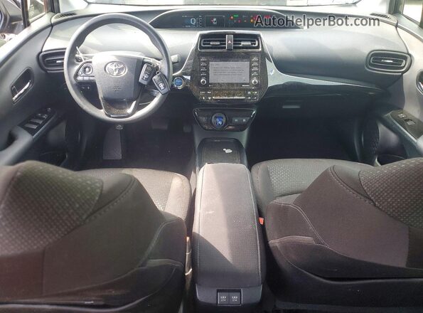 JTDL9MFU8N3040563 2022 TOYOTA PRIUS Charcoal Widok deski rozdzielczej