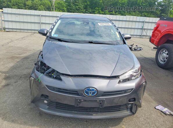 JTDL9MFU8N3040563 2022 TOYOTA PRIUS Charcoal Widok z przodu