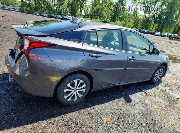 JTDL9MFU9M3023589 2021 TOYOTA PRIUS Gray Հետևի աջ