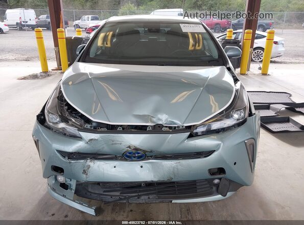 JTDL9MFU9N3039695 2022 TOYOTA PRIUS Silver Vista interior trasera