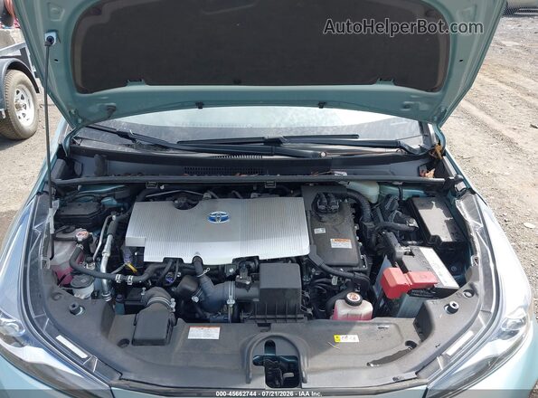JTDL9MFUXM3024511 2021 TOYOTA PRIUS Teal Вид ззаду