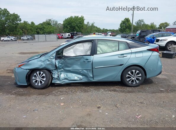 JTDL9MFUXM3024511 2021 TOYOTA PRIUS Teal Панорамний вид салону 360°