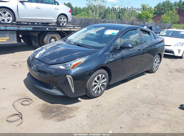 JTDL9RFU0L3013884 2020 TOYOTA PRIUS Black Vista tres cuartos delantera izquierda