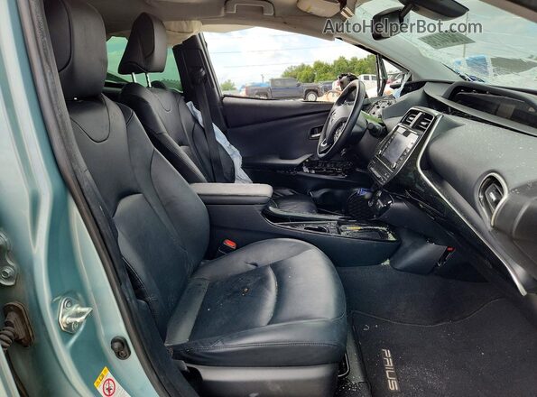 JTDL9RFU0L3019393 2020 TOYOTA PRIUS Blue Вид салону спереду