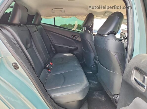 JTDL9RFU0L3019393 2020 TOYOTA PRIUS Blue Вид задніх сидінь