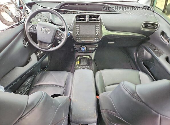 JTDL9RFU0L3019393 2020 TOYOTA PRIUS Blue Вид панелі приладів