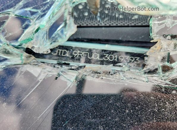 JTDL9RFU0L3019393 2020 TOYOTA PRIUS Blue Вид підкапотного простору