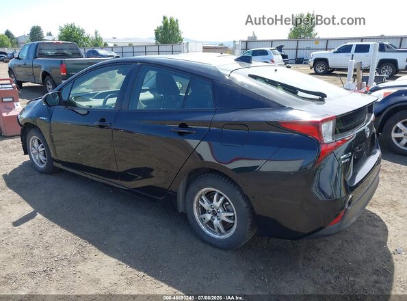 JTDL9RFU0L3020544 2020 TOYOTA PRIUS Black Задня ліва чверть