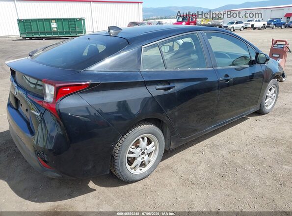 JTDL9RFU0L3020544 2020 TOYOTA PRIUS Black Задня права чверть