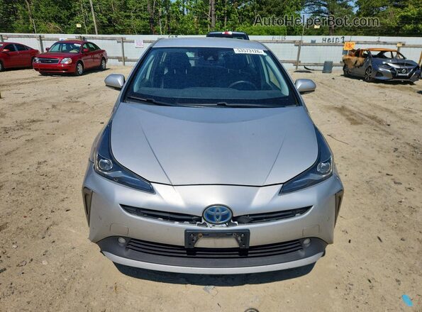 JTDL9RFU1K3000866 2019 TOYOTA PRIUS Silver Vista frontal