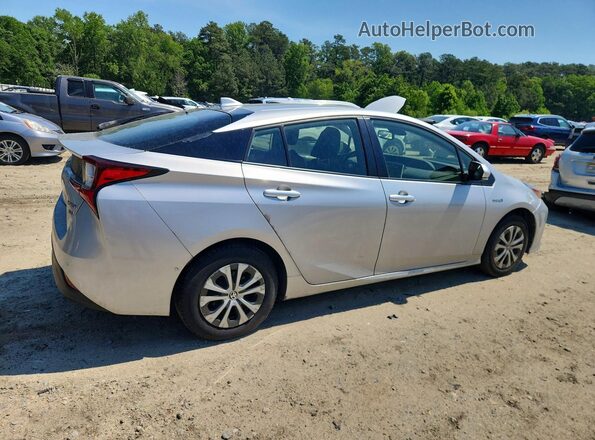 JTDL9RFU1K3000866 2019 TOYOTA PRIUS Silver Trasero derecho
