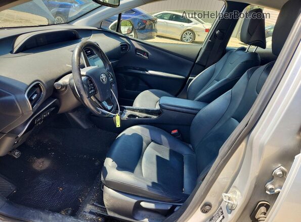 JTDL9RFU1K3000866 2019 TOYOTA PRIUS Silver Vista interior delantera