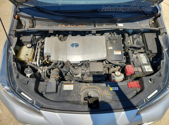 JTDL9RFU1K3000866 2019 TOYOTA PRIUS Silver Vista interior trasera