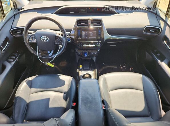 JTDL9RFU1K3000866 2019 TOYOTA PRIUS Silver Vista del salpicadero