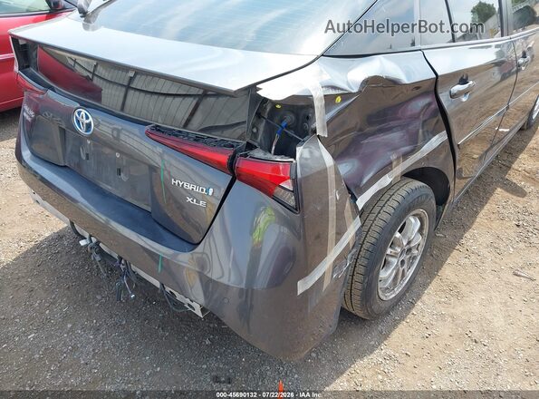 JTDL9RFU1K3001032 2019 TOYOTA PRIUS Gray Vista frontal