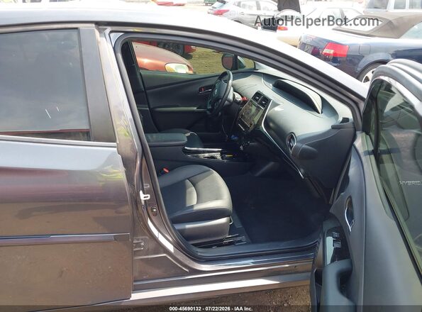 JTDL9RFU1K3001032 2019 TOYOTA PRIUS Gray Vista interior delantera