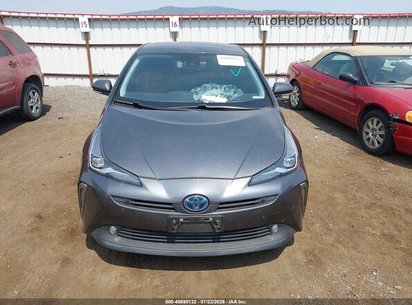 JTDL9RFU1K3001032 2019 TOYOTA PRIUS Gray Vista interior trasera