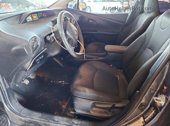 JTDL9RFU1K3002147 2019 TOYOTA PRIUS Gray Vista interior delantera