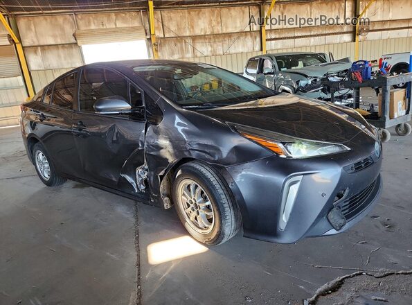 JTDL9RFU1K3002147 2019 TOYOTA PRIUS Gray Delantero derecho