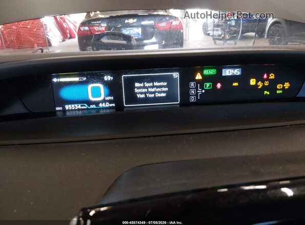 JTDL9RFU1K3006781 2019 TOYOTA PRIUS Gray Widok tylnych siedzeń