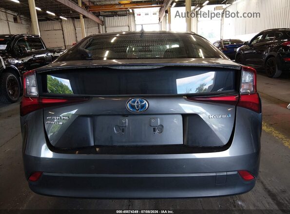 JTDL9RFU1K3006781 2019 TOYOTA PRIUS Gray 