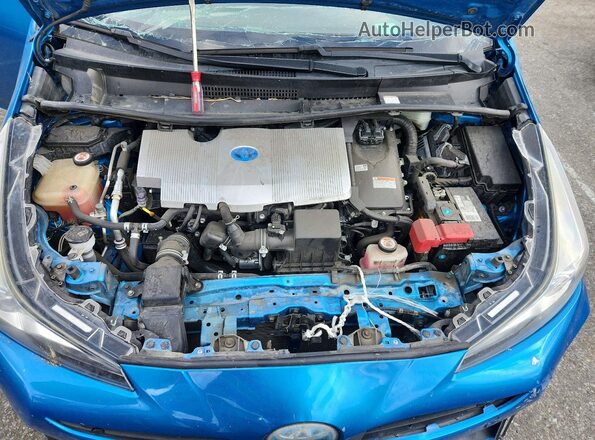 JTDL9RFU1K3007784 2019 TOYOTA PRIUS Blue Вид задньої частини салону