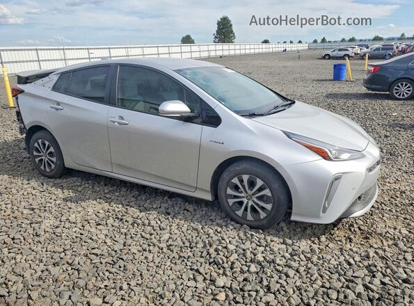 JTDL9RFU1L3014946 2020 TOYOTA PRIUS Серый Передняя правая четверть
