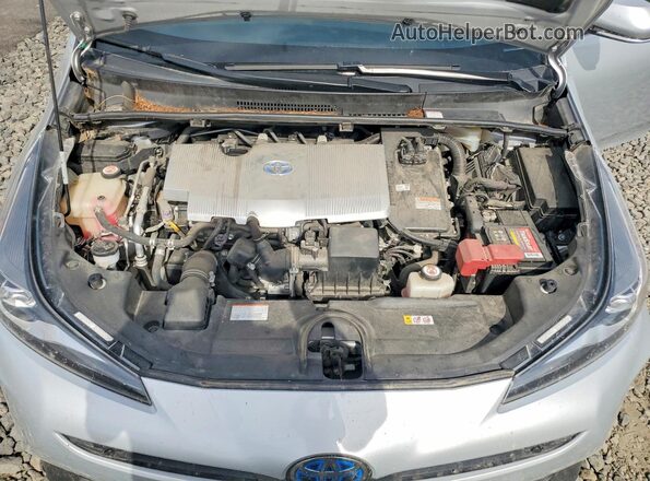 JTDL9RFU1L3014946 2020 TOYOTA PRIUS Серый Вид задней части салона