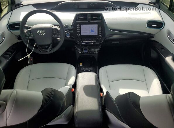 JTDL9RFU1L3014946 2020 TOYOTA PRIUS Серый Вид панели приборов