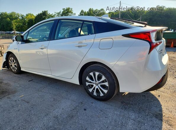 JTDL9RFU1L3015076 2020 TOYOTA PRIUS White Задня ліва чверть